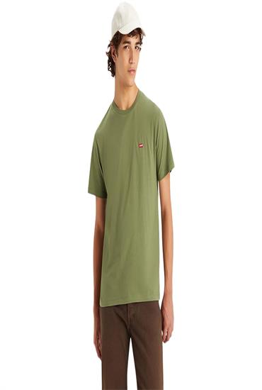 NON GRAPHIC TEES-BLUISH OLIVE